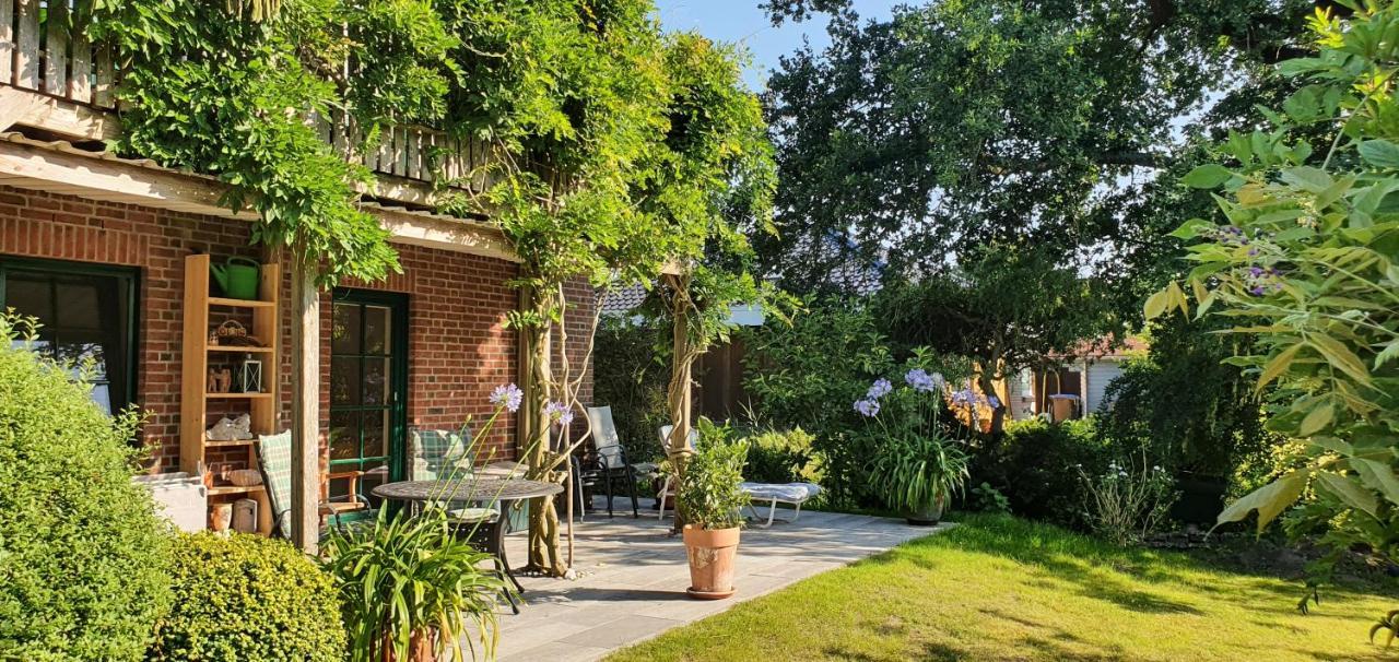 Ferienwohnung Wybo mit Garten Wremen Exterior foto